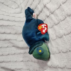 Vintage Ty Beanie Baby Original Rainbows The Chameleon 1997 P.E.Pellets